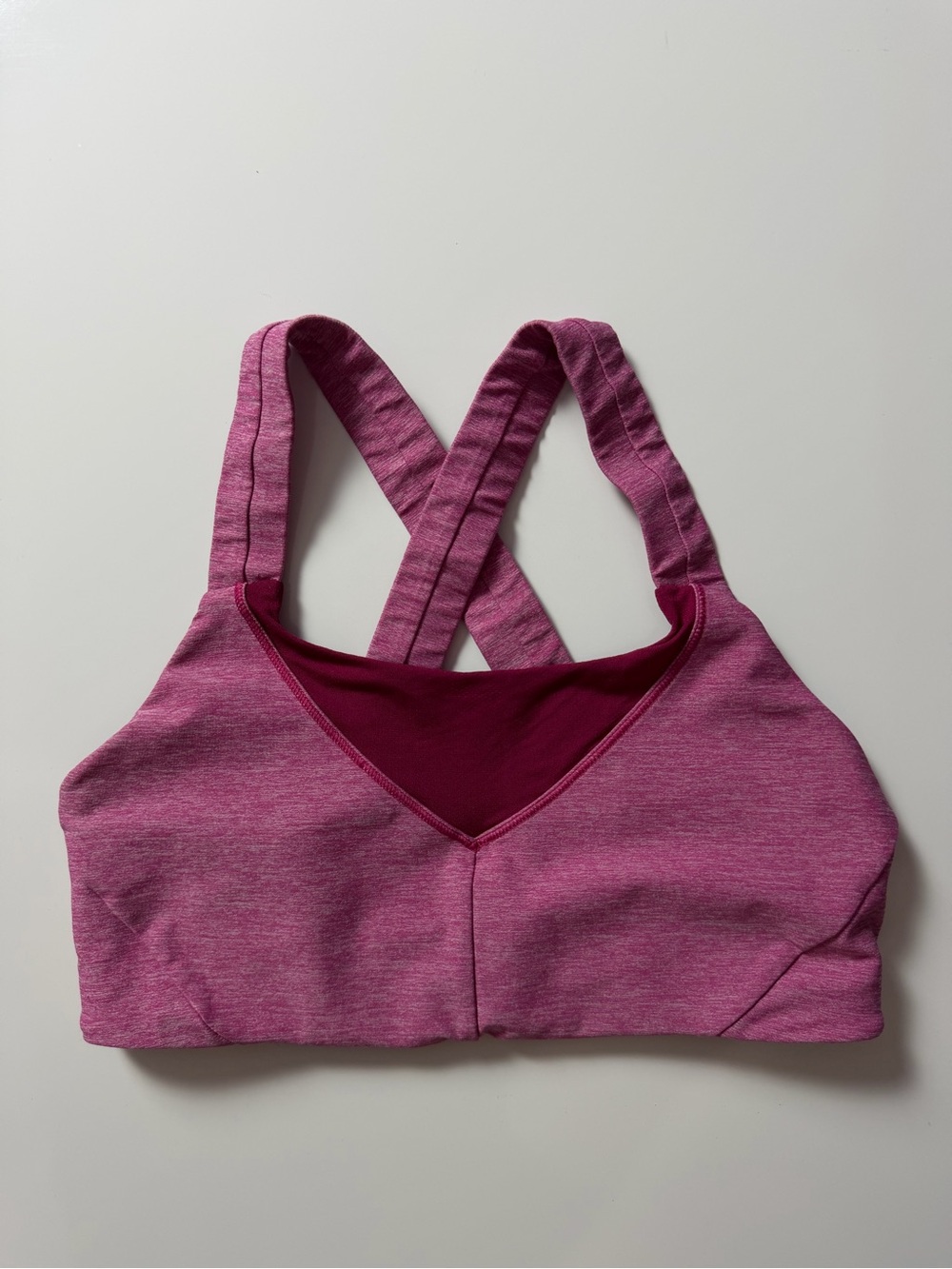 Lululemon Sports Bra, Pink, Size 8